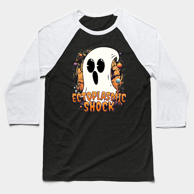 Ectoplasmic Shock Baseball T-Shirt by NorseMagic